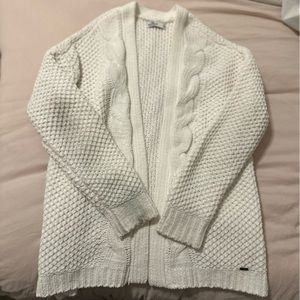 Hollister ivory sweater cardigan